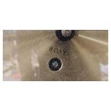 Set of 2 Vintage Wall Clocks - Brass Tone and Sunburst Designs