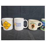 Collection of Assorted Vintage and Souvenir Mugs