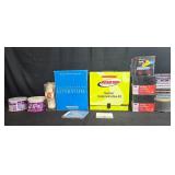 Office Media and Book Lot with Blank DVDs, CD Cases, Teacher Kits, and Cassettes