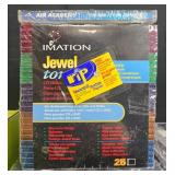 Office Media and Book Lot with Blank DVDs, CD Cases, Teacher Kits, and Cassettes