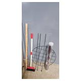 Garage Tools and Garden Accessories Lot with Hand Saws and Hose