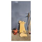 Garage Tools and Garden Accessories Lot with Hand Saws and Hose