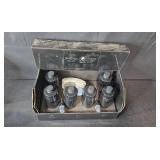 Mixed Lot: J.C. Higgins Ice Skates, Car Care Kit, Drop Cloths, Shredder, and Cleaning Supplies