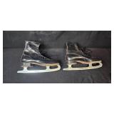 Mixed Lot: J.C. Higgins Ice Skates, Car Care Kit, Drop Cloths, Shredder, and Cleaning Supplies