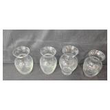 VTG Glass and Metal Decorative Vase, Plate, and Candle Holder Collection