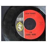 Collection of Vintage 45 RPM Vinyl Records - Motown, Beach Boys, Soul & More - in case records have no covers