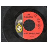 Collection of Vintage 45 RPM Vinyl Records - Motown, Beach Boys, Soul & More - in case records have no covers