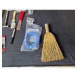 Mixed Lot of Hand Tools, Electrical Parts, Insect Shirt, and Cleaning Items