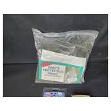 Mixed Lot of Hand Tools, Electrical Parts, Insect Shirt, and Cleaning Items