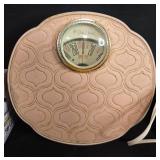 Household and Bathroom Accessory Lot with Vintage Scale, Filters, Hair Styler, and More