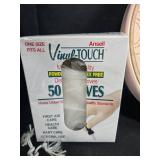 Household and Bathroom Accessory Lot with Vintage Scale, Filters, Hair Styler, and More