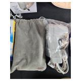 Household and Bathroom Accessory Lot with Vintage Scale, Filters, Hair Styler, and More