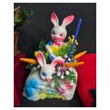 Vintage Holiday and Seasonal Decor Collection with Textiles and Lights