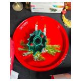 Vintage Holiday and Seasonal Decor Collection with Textiles and Lights