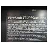 ViewSonic VX2025wm 20-Inch LCD Monitor with Stand