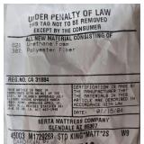 Serta King Mattress with Headboard and Bed Frame