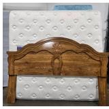 Serta King Mattress with Headboard and Bed Frame