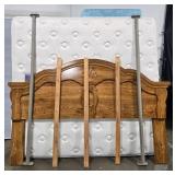 Serta King Mattress with Headboard and Bed Frame