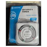 Home Maintenance Lot: Humidifier Pads, Security Timer, Hand Drill, Vinyl Chair Cover, Extension Cord