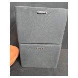 Household Miscellaneous Lot with Sony SS-U31 Speakers, Headphones, Planters, and Kitchenware