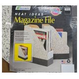 Office Supplies and Organizational Lot with Books, Magazine File, Mouse, Clips and More - content quantities unverified