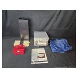 Vintage E.F. Johnson Match Box Antenna Coupling System with Manuals and Accessories