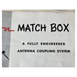 Vintage E.F. Johnson Match Box Antenna Coupling System with Manuals and Accessories