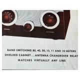 Vintage E.F. Johnson Match Box Antenna Coupling System with Manuals and Accessories