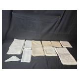 Assorted Vintage Linen Napkins and Doilies Collection