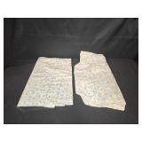 Anthropologie Faux Fur Throw Blanket and Floral Full SZ Sheet Set