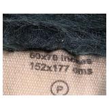 Anthropologie Faux Fur Throw Blanket and Floral Full SZ Sheet Set