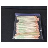 Holiday Ornament Collection with Vintage Wood Animal Puzzle, Chopsticks, and Christmas String Lights