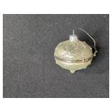 Holiday Ornament Collection with Vintage Wood Animal Puzzle, Chopsticks, and Christmas String Lights