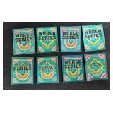 Collection of Sports Trading Cards and World Series Trivia Cards in Box