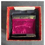 Jewelry Lot with Anne Klein Scarf Tube, Colorful Stud Earrings, Orange "Squishy" Ring