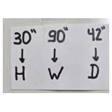 Canadel Dining Table with 8 Fabric Chairs and 2 Leafs