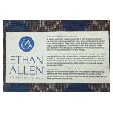 Ethan Allen Plaid Sleeper Sofa with Mattress and 2 Matching Pillows - no moving assistance available