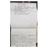 Ethan Allen Plaid Sleeper Sofa with Mattress and 2 Matching Pillows - no moving assistance available