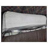 Ethan Allen Plaid Sleeper Sofa with Mattress and 2 Matching Pillows - no moving assistance available