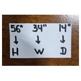 Plano 4-Tier Plastic Storage Shelf Unit 56in H x 34in W x 14in D