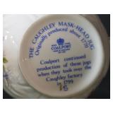 Collection of Decorative Plates, Coalport Bone China, Otagiri Salt and Pepper, and Caughley Mask-Head Jug