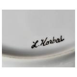 Collection of Decorative Plates, Coalport Bone China, Otagiri Salt and Pepper, and Caughley Mask-Head Jug