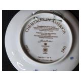 Collection of Decorative Plates, Coalport Bone China, Otagiri Salt and Pepper, and Caughley Mask-Head Jug