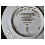 Collection of Decorative Plates, Coalport Bone China, Otagiri Salt and Pepper, and Caughley Mask-Head Jug