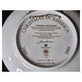 Collection of Decorative Plates, Coalport Bone China, Otagiri Salt and Pepper, and Caughley Mask-Head Jug