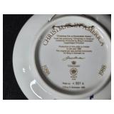 Collection of Decorative Plates, Coalport Bone China, Otagiri Salt and Pepper, and Caughley Mask-Head Jug