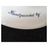 Collection of Decorative Plates, Coalport Bone China, Otagiri Salt and Pepper, and Caughley Mask-Head Jug