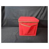 Holiday Decor Collection with Pine Wreath, Sleigh Centerpiece, Bows, and Storage Box