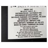 Holiday Partyware Lot with White Plastic Tubs, Blue Storage Basket, Plates, Napkins, and Cinnamon Candle