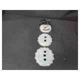 Holiday Decor and Party Supplies Lot with Stockings, Ornaments, Napkins, and Tablecovers